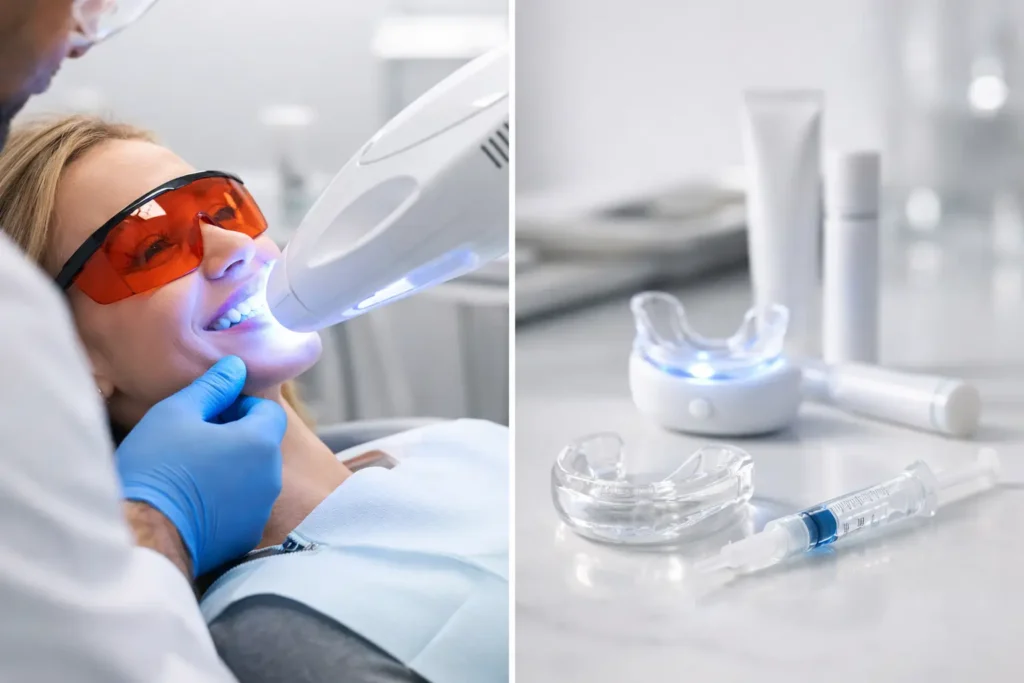 In Office Whitening vs Kits: Which Wins?