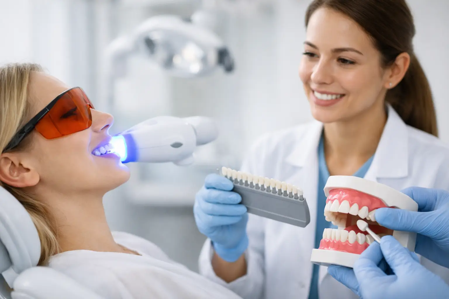 How Whitening Appointments Reduce Sensitivity