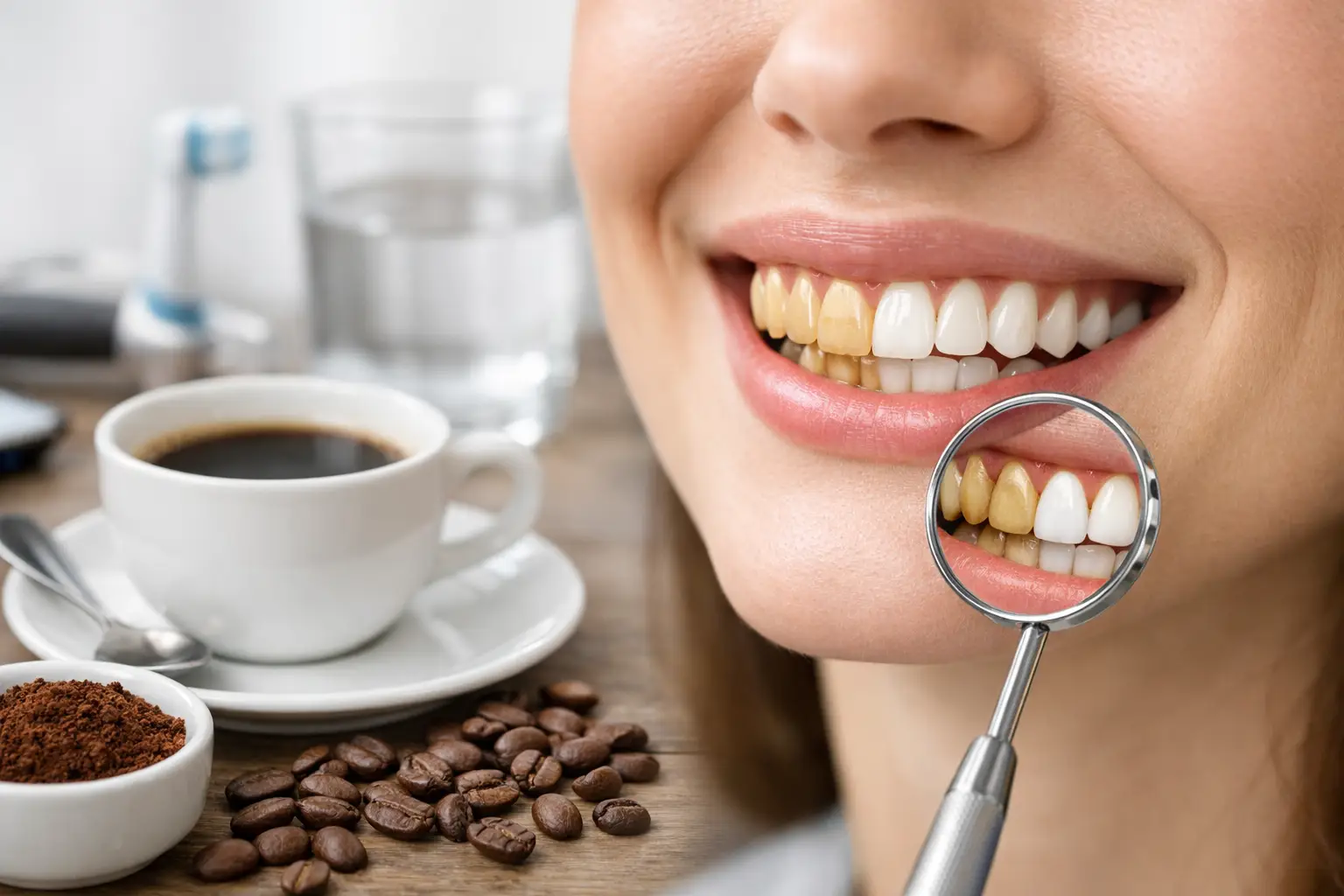 How to Remove Coffee Stains From Your Teeth