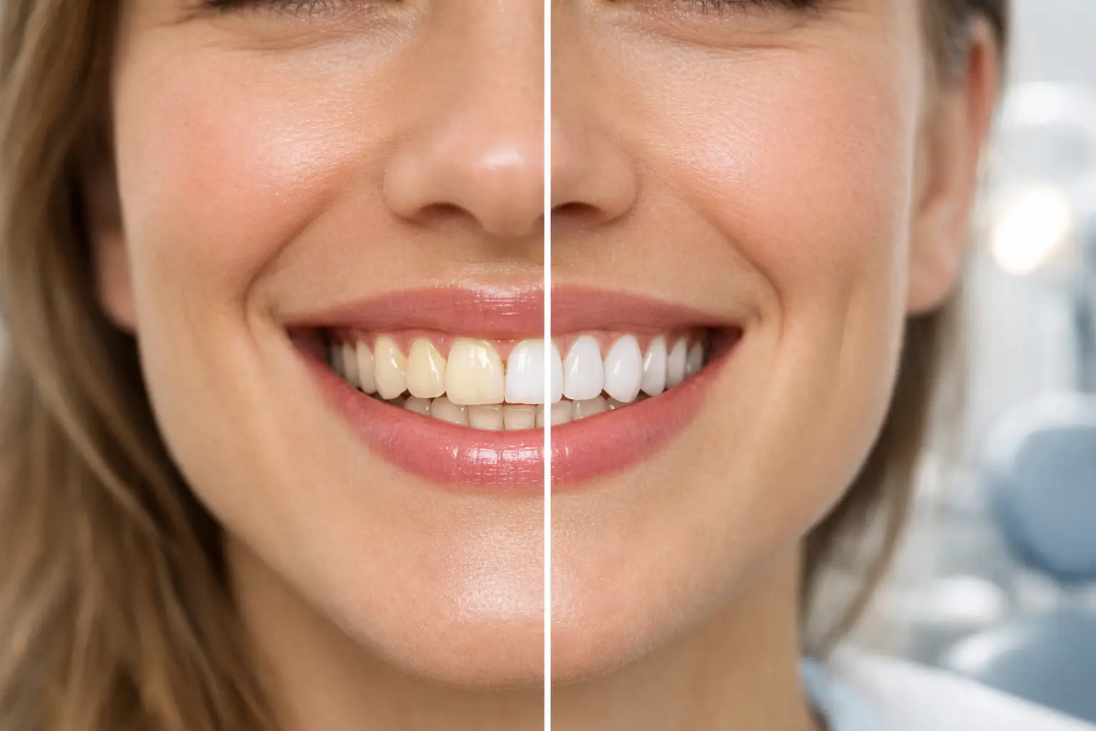 Teeth Whitening Results After One Session